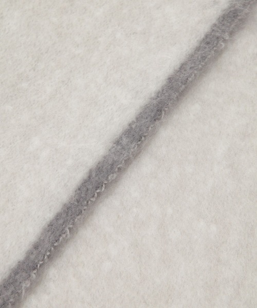 RAGEBLUE（レイジブルー）の「アソートフトフリンジマフラー（マフラー・レディース・オフホワイト/ネイビー/ライトブルー/ブラック/ワインレッド/キャメル・FREE）」の11枚目の写真