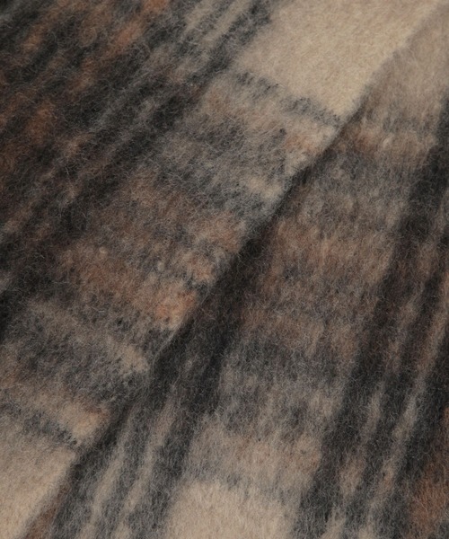 RAGEBLUE（レイジブルー）の「アソートフトフリンジマフラー（マフラー・レディース・オフホワイト/ネイビー/ライトブルー/ブラック/ワインレッド/キャメル・FREE）」の15枚目の写真