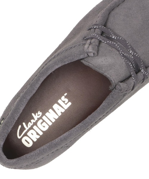 Clarks(クラークス)の「W WALLABEE GTX 26183068(モカシン/デッキシューズ・レディース・グレー・3/3h/4/4h/5/5h/6)」の6枚目の写真