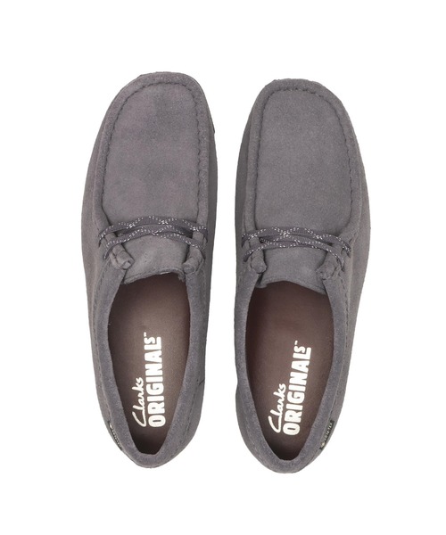 Clarks(クラークス)の「W WALLABEE GTX 26183068(モカシン/デッキシューズ・レディース・グレー・3/3h/4/4h/5/5h/6)」の4枚目の写真