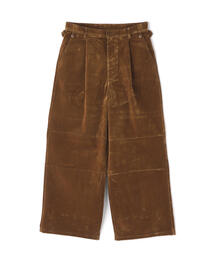 デニムパンツ（ブラウン/茶色系・ブランドロゴ）ファッション通販