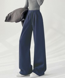 Songe（ソンジュ）の「ハイウエストルーズシルエット裏起毛スウェットパンツ（スウェットパンツ）」
