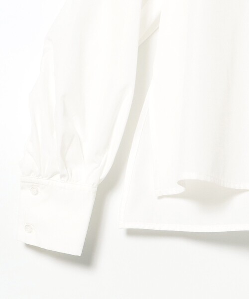 BEAMS HEART（ビームスハート）の「【セレモニー・ハレの日】ボウタイ ギャザー ブラウス（シャツ/ブラウス・レディース・サックスブルー/オフホワイト/ネイビー・FREE）」の13枚目の写真