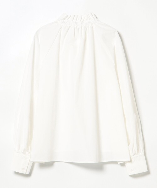 BEAMS HEART（ビームスハート）の「【セレモニー・ハレの日】ボウタイ ギャザー ブラウス（シャツ/ブラウス・レディース・サックスブルー/オフホワイト/ネイビー・FREE）」の12枚目の写真