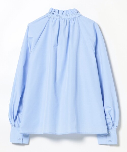 BEAMS HEART（ビームスハート）の「【セレモニー・ハレの日】ボウタイ ギャザー ブラウス（シャツ/ブラウス・レディース・サックスブルー/オフホワイト/ネイビー・FREE）」の9枚目の写真