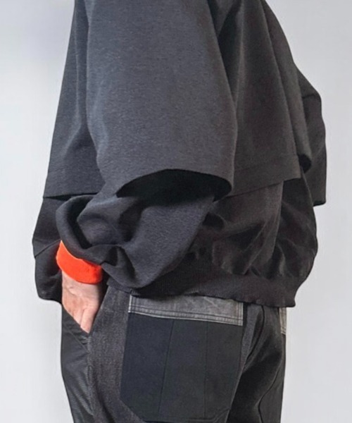 masterkey（マスターキー）の「mcg3746-EAGLE-CARDIGAN レイヤーカーディガン(MK26S-K-18)（カーディガン/ボレロ・メンズ・ブルー/ブラック/ベージュ・2/1）」の20枚目の写真