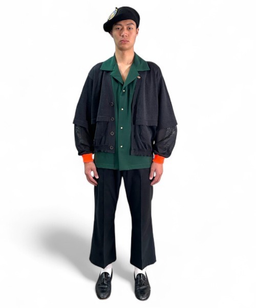 masterkey（マスターキー）の「mcg3746-EAGLE-CARDIGAN レイヤーカーディガン(MK26S-K-18)（カーディガン/ボレロ・メンズ・ブルー/ブラック/ベージュ・2/1）」の22枚目の写真