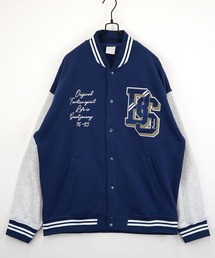 Burner(バーナー)の【GROOVY STORE】ビッグサイズ スウェット ドットスタジャン 裏起毛(スタジャン)