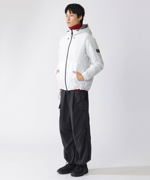 ECOALF(エコアルフ)の「ACT NETPLUS リバーシブルアウター UNISEX 【日本限定】(ブルゾン・メンズ・ブラック/オフホワイト/グリーン系その他2・L/S/M)」の12枚目の写真