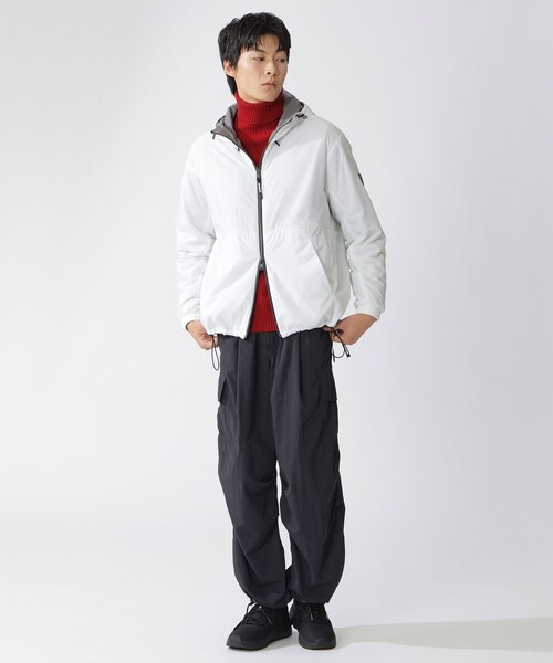 ECOALF(エコアルフ)の「ACT NETPLUS リバーシブルアウター UNISEX 【日本限定】(ブルゾン・メンズ・ブラック/オフホワイト/グリーン系その他2・L/S/M)」の14枚目の写真