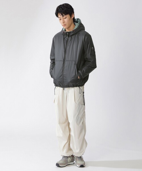 ECOALF(エコアルフ)の「ACT NETPLUS リバーシブルアウター UNISEX 【日本限定】(ブルゾン・メンズ・ブラック/オフホワイト/グリーン系その他2・L/S/M)」の20枚目の写真