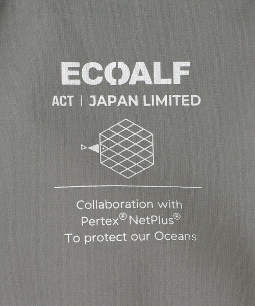 ECOALF(エコアルフ)の「ACT NETPLUS リバーシブルアウター UNISEX 【日本限定】(ブルゾン・メンズ・ブラック/オフホワイト/グリーン系その他2・L/S/M)」の9枚目の写真