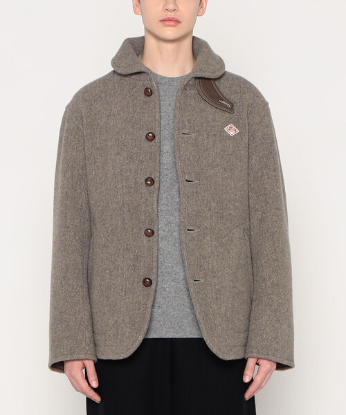 DANTON（ダントン）の「MEN'S WOOL PILE ROUND COLLAR JACKET（カバーオール・メンズ・ネイビー/チャコール/ベージュ系その他・40/38/42/44）」の3枚目の写真