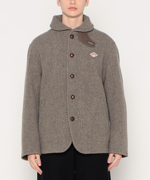 DANTON（ダントン）の「MEN'S WOOL PILE ROUND COLLAR JACKET（カバーオール・メンズ・ネイビー/チャコール/ベージュ系その他・40/38/42/44）」の5枚目の写真