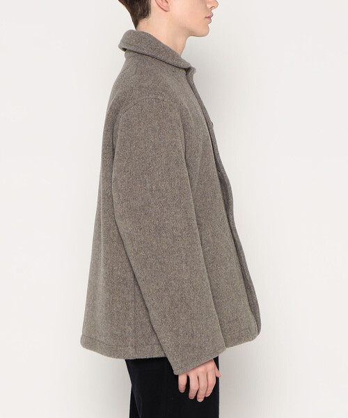 MEN'S WOOL PILE ROUND COLLAR JACKET（カバーオール）｜DANTON