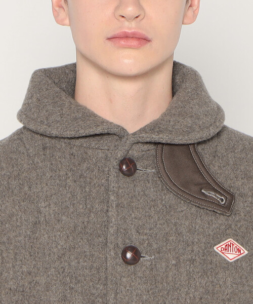MEN'S WOOL PILE ROUND COLLAR JACKET（カバーオール）｜DANTON