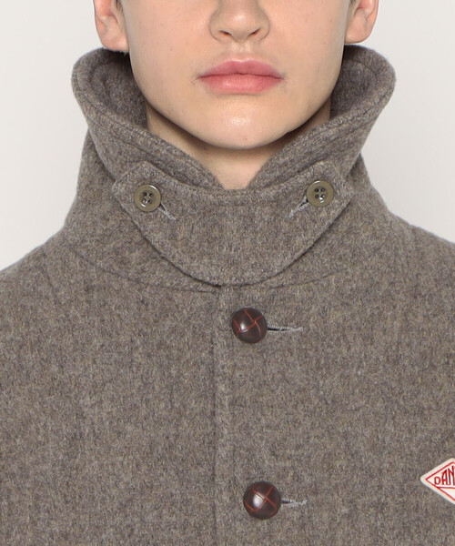 MEN'S WOOL PILE ROUND COLLAR JACKET（カバーオール）｜DANTON