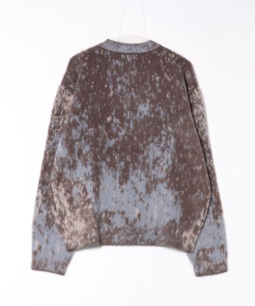 VIBGYOR（ヴィブジョー）の「【Korea Select】 ブラッシュニット（CN）（ニット/セーター・メンズ・ブラウン/グレー・FREE）」の4枚目の写真