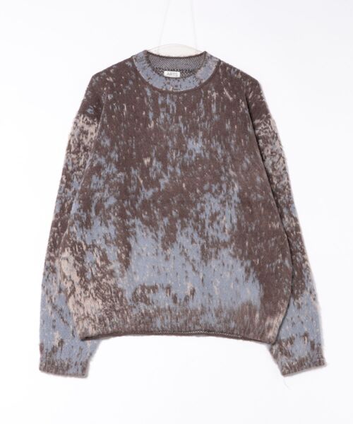 VIBGYOR（ヴィブジョー）の「【Korea Select】 ブラッシュニット（CN）（ニット/セーター・メンズ・ブラウン/グレー・FREE）」の13枚目の写真