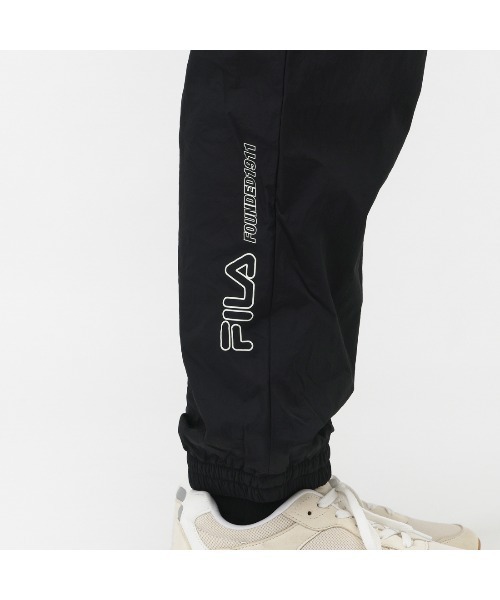 FILA（フィラ）の「【別注】フィラ FILA 裏トリコット起毛ウィンドパンツ 限定コラボ（その他パンツ・レディース・ブラック/ネイビー・S/M/L/XL）」の8枚目の写真