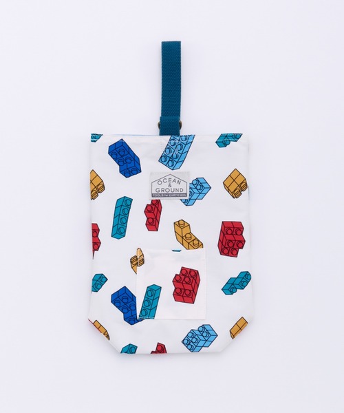 Ocean&Ground（オーシャン&グラウンド）の「ｿｳｶﾞﾗｼｭｰｽﾞBAG（トートバッグ・キッズ・ライトグリーン/ドット/マルチ/アニマル/その他4・FREE）」の2枚目の写真