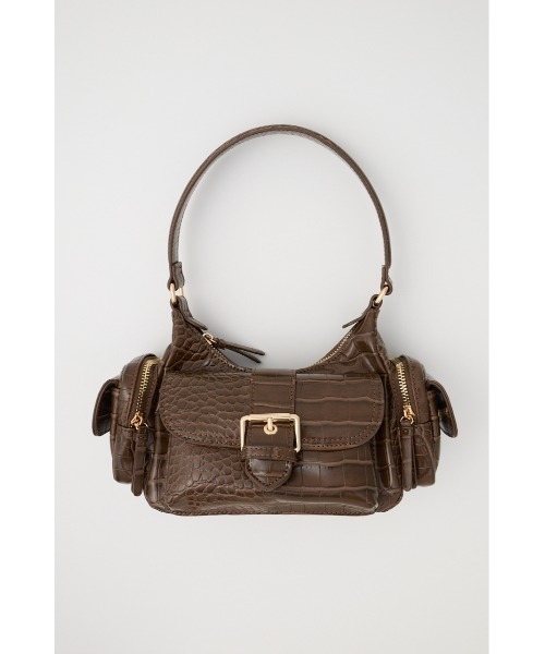 BOXY FAUX LEATHER バッグ（ショルダーバッグ）｜MOUSSY（マウジー）の