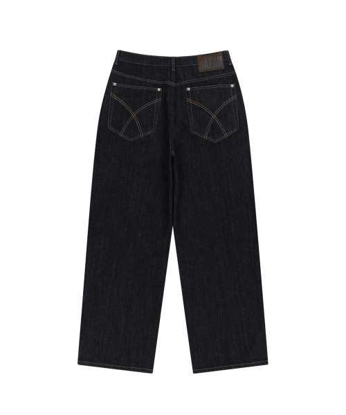 AAKAM（アーカム）の「Oblique Button Denim Pants (Dark Blue)（デニムパンツ・レディース・その他・1/2）」の15枚目の写真