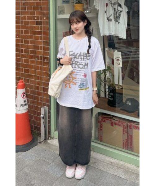 ESCAPEFROM(エスケープフロム)の「サマー バケーション プリント Tシャツ ホワイト(Tシャツ/カットソー・レディース・その他・SMALL/MEDIUM/LARGE)」の10枚目の写真