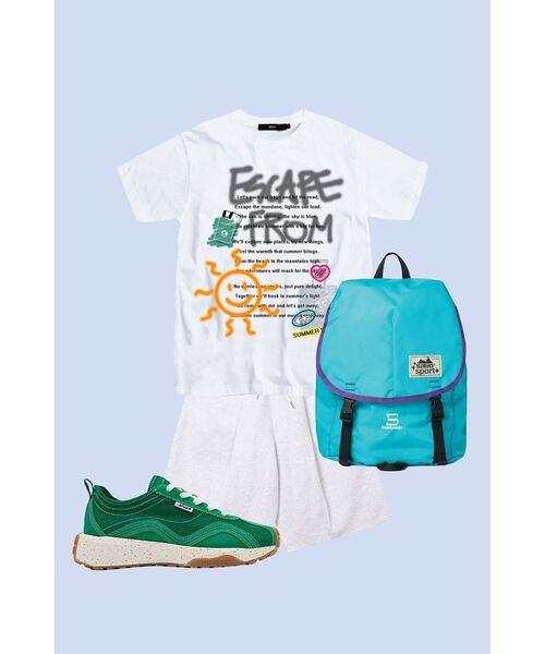 ESCAPEFROM(エスケープフロム)の「サマー バケーション プリント Tシャツ ホワイト(Tシャツ/カットソー・レディース・その他・SMALL/MEDIUM/LARGE)」の14枚目の写真