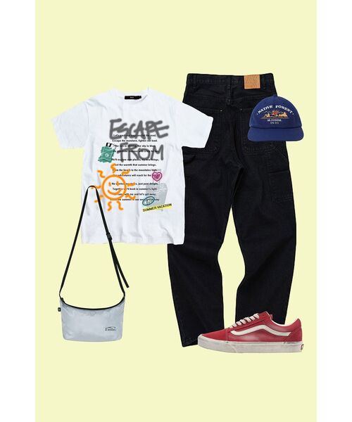 ESCAPEFROM(エスケープフロム)の「サマー バケーション プリント Tシャツ ホワイト(Tシャツ/カットソー・レディース・その他・SMALL/MEDIUM/LARGE)」の15枚目の写真