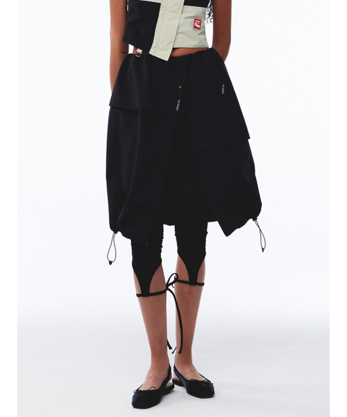 Kijun(キジュン)の「Parka Layered Skirt Black(スカート・レディース・その他・MEDIUM/SMALL/LARGE)」の1枚目の写真