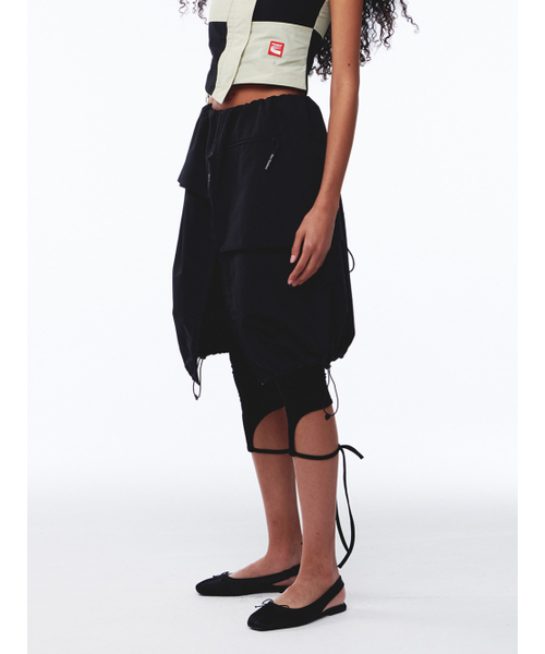 Kijun(キジュン)の「Parka Layered Skirt Black(スカート・レディース・その他・MEDIUM/SMALL/LARGE)」の2枚目の写真
