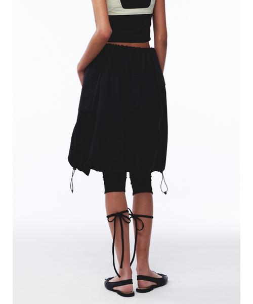 Kijun(キジュン)の「Parka Layered Skirt Black(スカート・レディース・その他・MEDIUM/SMALL/LARGE)」の3枚目の写真