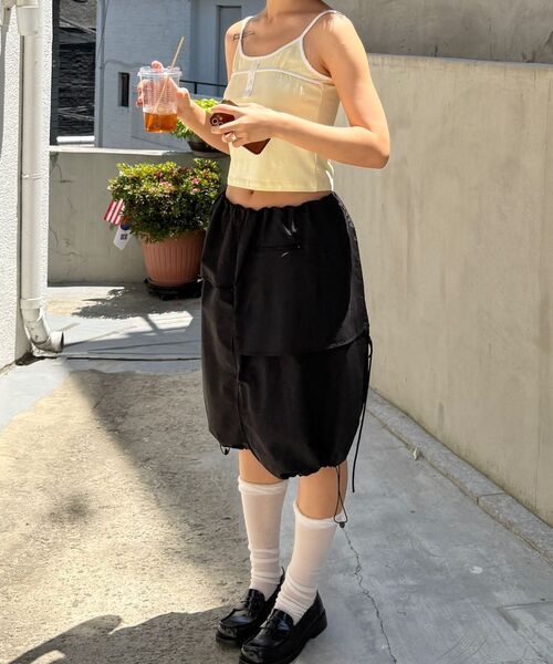 Kijun(キジュン)の「Parka Layered Skirt Black(スカート・レディース・その他・MEDIUM/SMALL/LARGE)」の6枚目の写真