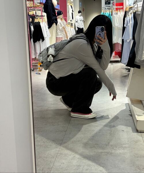 MUSINSA STANDARD WOMAN（ムシンサスタンダードウーマン）の「[クールタンダード] ウィメンズ ワイドデニムパンツ [ウォッシュドブラック]（デニムパンツ・レディース・その他・30/24/25/26/27/28/29）」の11枚目の写真