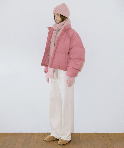 SINOON（シヌーン）の「Puffer Jacket (Rose)（ダウンジャケット 