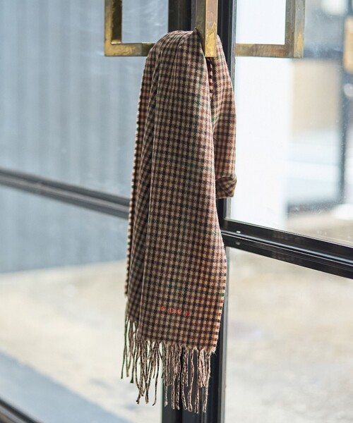 coen（コーエン）の「【ギフトにおすすめ】柄アソートマフラー（マフラー・メンズ・ナチュラル/ネイビー/ベージュ/グレー系/ダークグレー/その他1・FREE）」の3枚目の写真