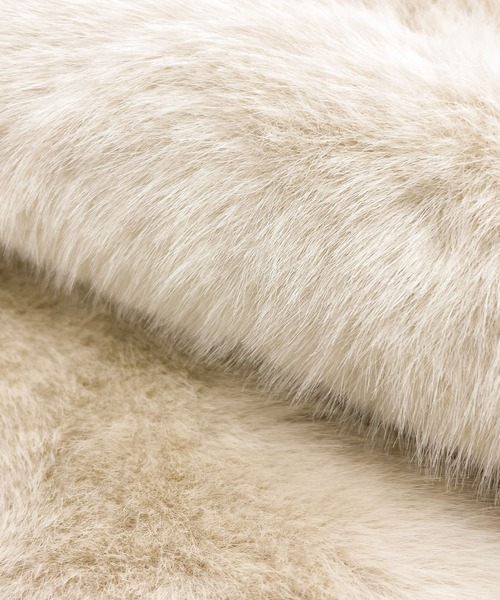 DAY CLOSET（デイ クローゼット）の「華奢魅せできるこだわりバルーンシルエット。厚手スタンドカラーフェイクファーブルゾン レディース（ブルゾン・レディース・ブラウン/グレー/ベージュ・FREE）」の22枚目の写真