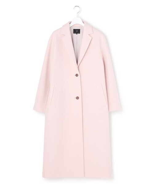 23区（ニジュウサンク）の「ウールモッサ チェスターコート（チェスターコート・レディース・ライトグレー系/スカイブルー系/ピンク系・38）」の22枚目の写真