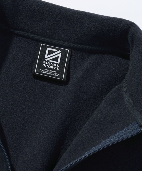 SIGNAL SPORTS（シグナルスポーツ）の「【SIGNAL SPORTS】Fleece Half Zip Sweat（スウェット・メンズ・グレー/ネイビー・MEDIUM/LARGE）」の14枚目の写真