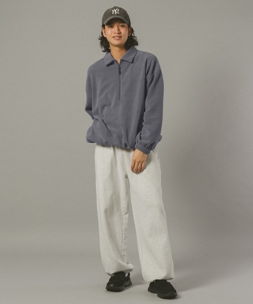 SIGNAL SPORTS（シグナルスポーツ）の「【SIGNAL SPORTS】Fleece Half Zip Sweat（スウェット・メンズ・グレー/ネイビー・MEDIUM/LARGE）」の19枚目の写真