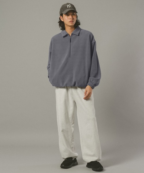 SIGNAL SPORTS（シグナルスポーツ）の「【SIGNAL SPORTS】Fleece Half Zip Sweat（スウェット・メンズ・グレー/ネイビー・MEDIUM/LARGE）」の21枚目の写真