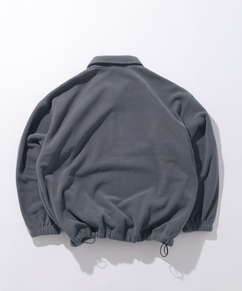 SIGNAL SPORTS（シグナルスポーツ）の「【SIGNAL SPORTS】Fleece Half Zip Sweat（スウェット・メンズ・グレー/ネイビー・MEDIUM/LARGE）」の3枚目の写真