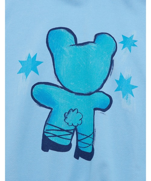 Little sunny bite（リトルサニーバイト）の「little sunny bite x Humberto Cruz bear hoodie（パーカー・レディース・ホワイト/ブラック/ブルー・SMALL/MEDIUM）」の5枚目の写真