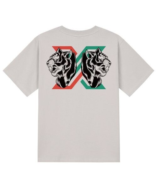 KAN6312(カン6312)の「KTC0034 タイガーエックス 半袖Tシャツ - ベージュ(Tシャツ/カットソー・メンズ・その他・LARGE/MEDIUM/SMALL/X-LARGE)」の1枚目の写真