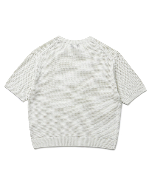 CONNECT KINLOCH（コネクトキンロック）の「メッシュラウンドニット（ホワイト）（ニット/セーター・メンズ・その他・LARGE/MEDIUM/X-LARGE）」の2枚目の写真