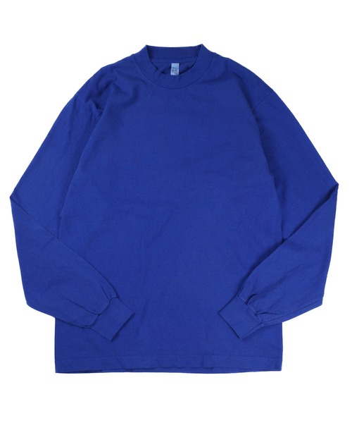 LOS ANGELES APPAREL（ロサンゼルスアパレル）の「【PH3】【LOS ANGELES APPAREL/ロサンゼルスアパレル】 L/S Garment Dye Crew Neck 6.5oz 1807GD（Tシャツ/カットソー・メンズ・オレンジ系その他/コバルトブルー・SMALL/XX-LARGE/MEDIUM/X-LARGE）」の2枚目の写真