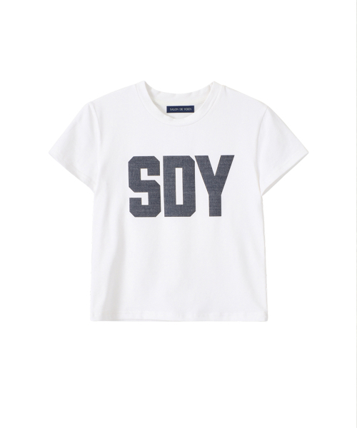 SALON DE YOHN(サロンドヨーン)の「SDY Logo Crop T_ White(Tシャツ/カットソー・レディース・その他・SMALL/MEDIUM)」の4枚目の写真