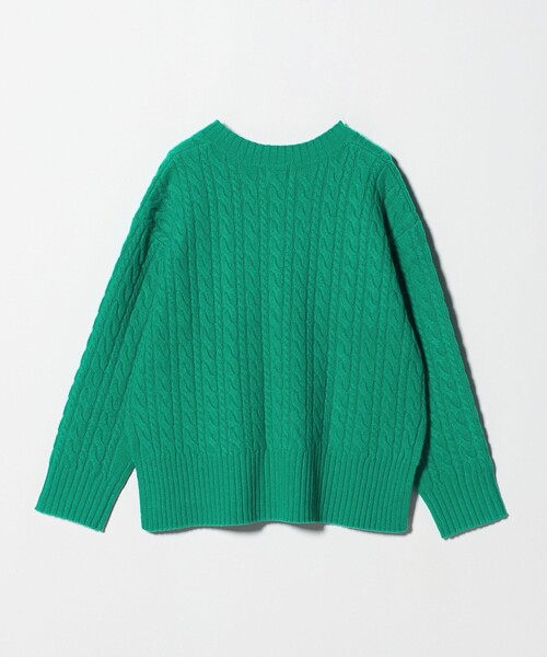 green label relaxing(グリーンレーベルリラクシング)の「ゴールバーン Vネック ニット プルオーバー(ニット/セーター・レディース・オフホワイト/レッド/ケリーグリーン/ネイビー・FREE)」の19枚目の写真