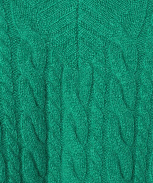 green label relaxing(グリーンレーベルリラクシング)の「ゴールバーン Vネック ニット プルオーバー(ニット/セーター・レディース・オフホワイト/レッド/ケリーグリーン/ネイビー・FREE)」の15枚目の写真
